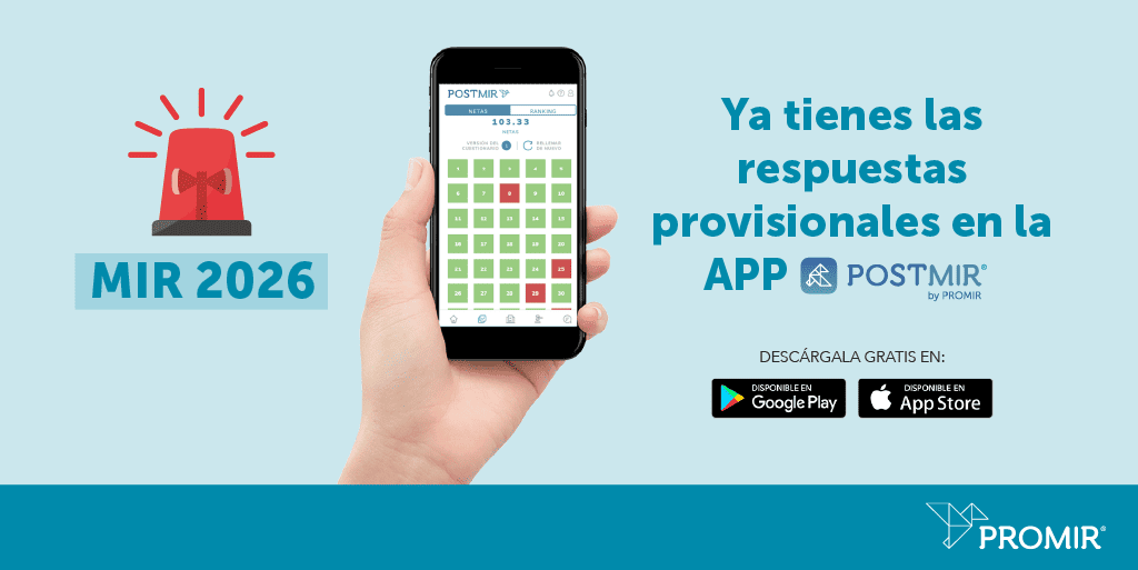 Descarga ya la app con respuestas provisionales del MIR 2026 consultadas en la aplicación PostMIR de PROMIR